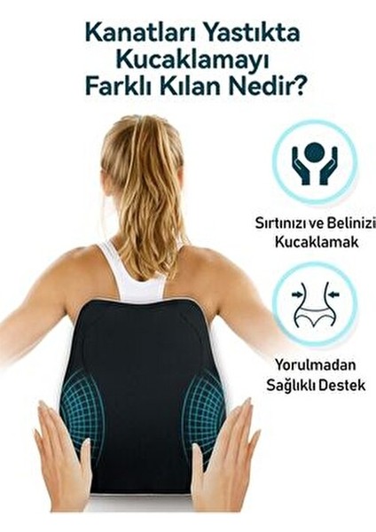 Visko Ortopedik Yeni Nesil Sandalye Sırt Minderi Sırt Dayama Koltuk Minderi Sırt Destek Yastık fiyatları
