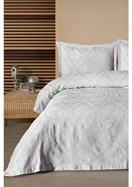 Dora Çift Kişilik Yatak Örtüsü Seti (Gri) fiyatları