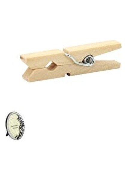 Bambu Mandal 40 Adet Ahşap Tahta Mandal Çamaşır Mandalı Dayanıklı Kullanım İçin fiyatları