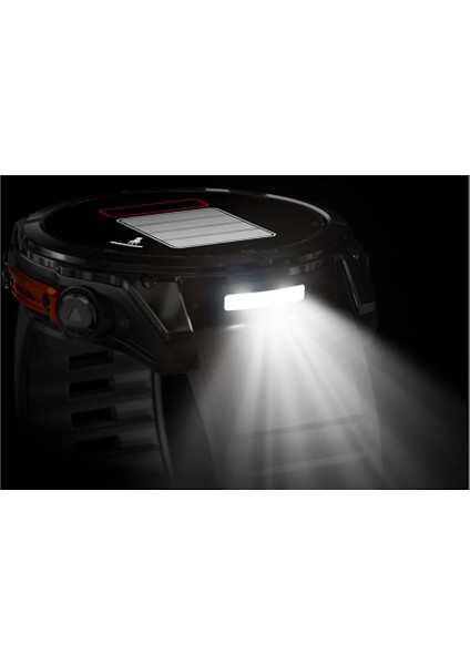 Fenix 8 – 51MM Amoled Slate Gri, Siyah Silikon Kayışlı