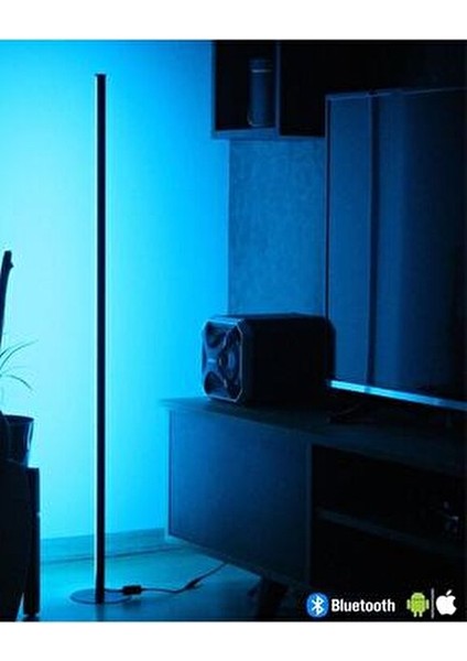 Bluetooth Kontrol-Telefon Kontrol Oda Aydınlatma Sistemi Full Rgb LED Lambader Sese Duyarlı modelleri