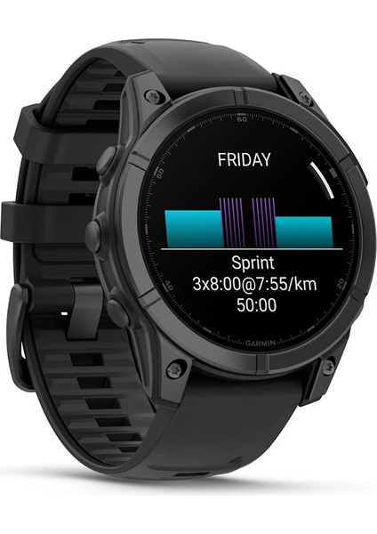 Fenix E - 47 mm Amoled Slate Gri Siyah Silikon Kayışlı modelleri