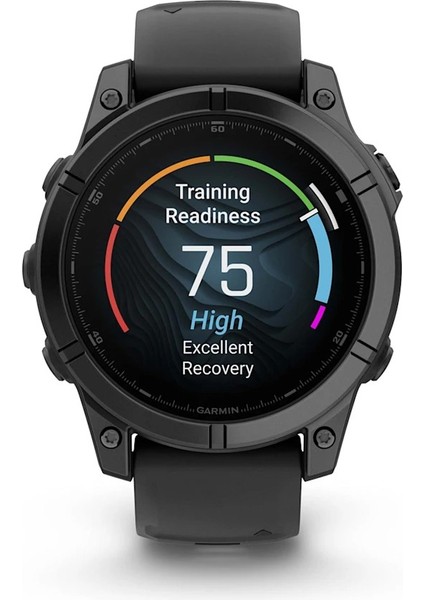 Fenix E - 47 mm Amoled Slate Gri Siyah Silikon Kayışlı