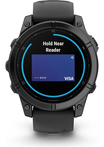 Fenix E - 47 mm Amoled Slate Gri Siyah Silikon Kayışlı