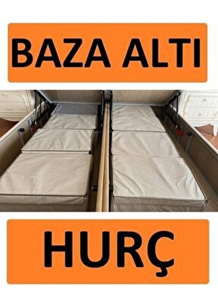 2 Adet Baza ve Çekyat Hurcu - Baza Altı Sert Hurç - 50X40X19CM fırsatları