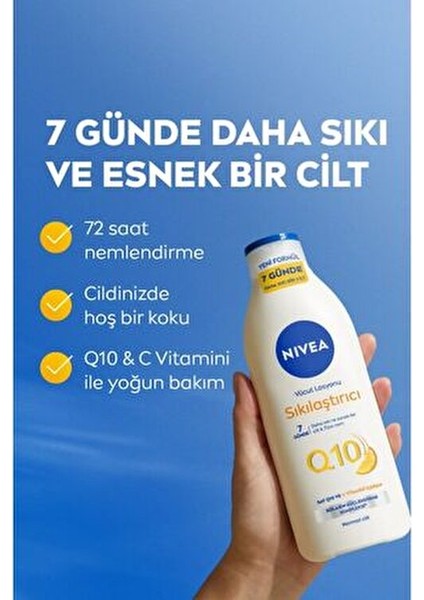 Q10 7 Günde Sıkılaştırıcı Vücut Losyonu 250ML,C Vitamini, Nemlendirici, Esnek ve Elastik Cilt X4ADET fiyatları