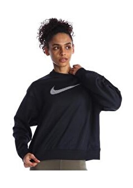 Therma-Fit All Time Kadın Siyah Günlük Stil Uzun Kollu Tişört DQ5524-010 fırsatları