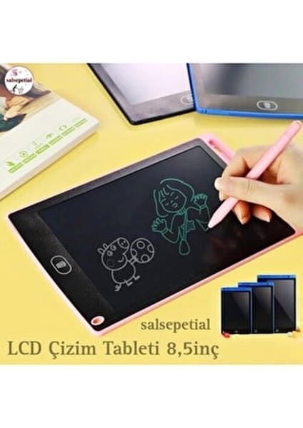 8.5 İnç Grafik Dijital Kalemli LCD Çizim Tableti Çocuk Yazı Tahtası Eğlenceli Tasarım fiyatları