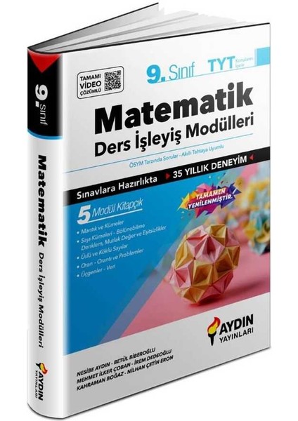 9. Sınıf Matematik Ders İşleyiş Modülleri