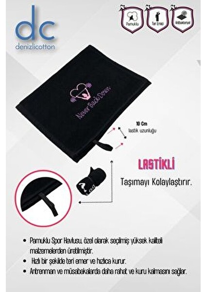 Nakışlı Sporcu Havlusu Pamuklu, Antibakteriyel, Ter Emici Fitness Plates Boks Tenis Spor Havlusu fiyatları