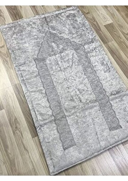 Fransız Güpür Işlemeli Kadife Çeyizlik Gelin Seti Seccadesi