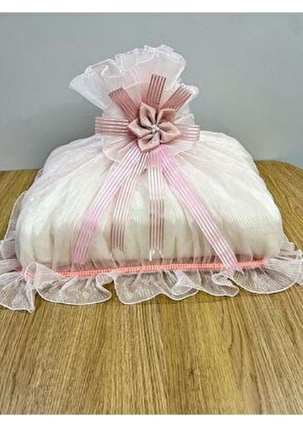 Saten Bohça Işleme Güllü Bohça Süslü Söz Nişan Hurcu Çeyizlik 50X40 fırsatları