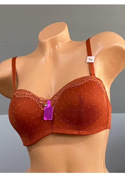 Balenli Işlemeli Straplez Sütyen 472