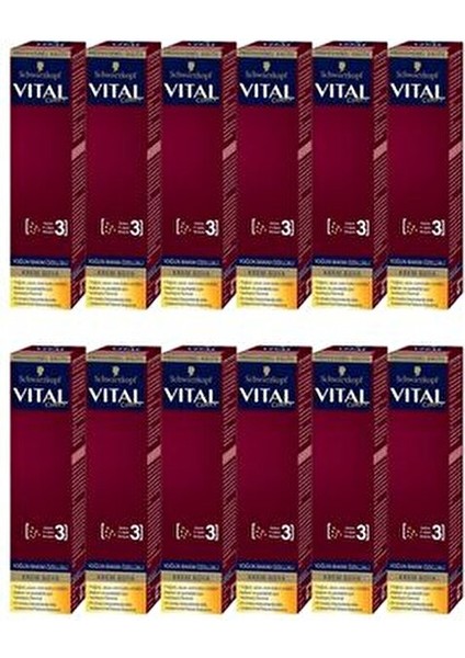 Colors Krem Tüp Saç Boyası 5-889 Şarap Kızılı 60 ml x 12 Adet