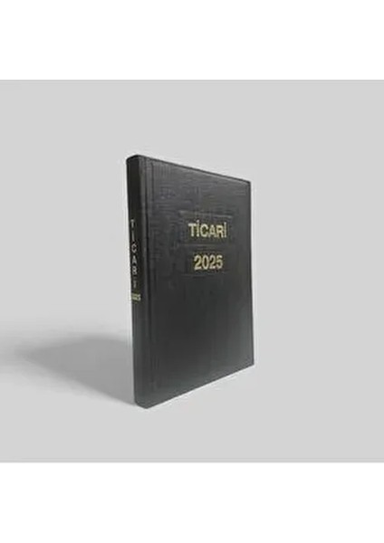 17X24 Ticari Kasa Ajandası 2025 Yılı Günlük Ajanda