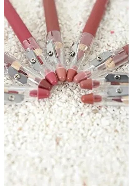 12 Li Set Dudak Kalemi Matte Color Lipstick Jumbo Kalın Kalem Ruj Waterproof