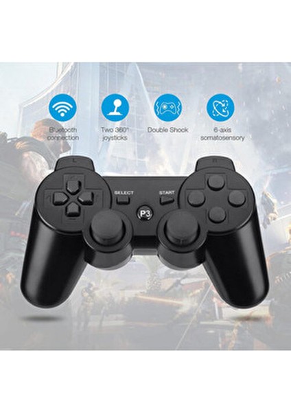 2li Ps3 Kablosuz Analog Oyun Kolu Dualshock Oyuncu Konsol Wireless Joystick Double Kumanda modelleri