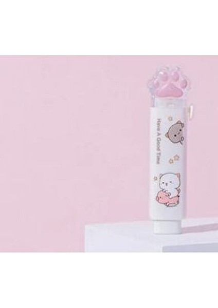 Pati Silgi Kedi Temalı Hediyelik 1 Adet Beyaz Renkli Kırtasiye Ürünü