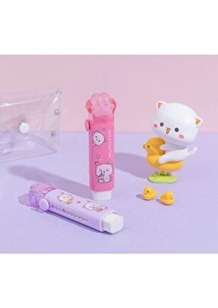 Pati Silgi Kedi Temalı Hediyelik 1 Adet Beyaz Renkli Kırtasiye Ürünü fırsatları