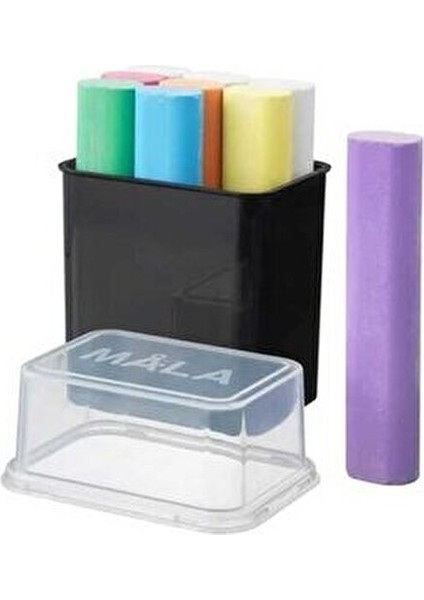 Çok Renkli Eshlee Mala Tebeşir Seti 9 Adet