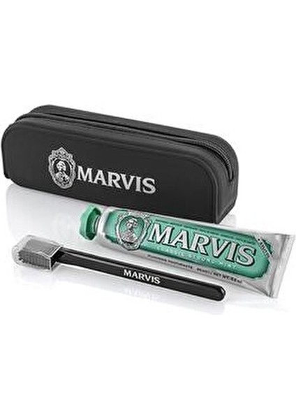 Classic Strong Mint Yoğun Naneli Diş Macunu 85 ml + Orta Sert Diş Fırçası 2 Li Avantajlı Set