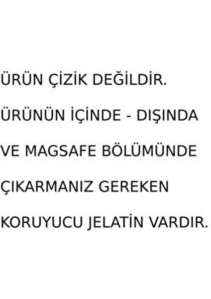 Iphone 11 (12 Görünümlü) Uyumlu Magsafe Özellikli Darbe Önleyici Şeffaf Silikon Kılıf modelleri