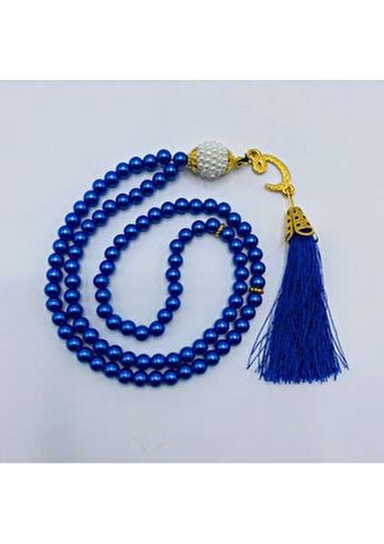 10 Adet Hediyelik Vavlı Püsküllü Saksmavi Plastik Inci 99'lu Namaz Tesbihi ( Mevlit-Sünnet-Hac-Umre) fiyatları