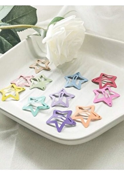 6lı Pastel Renk Yıldız Çıt Çıt Star Toka fiyatları