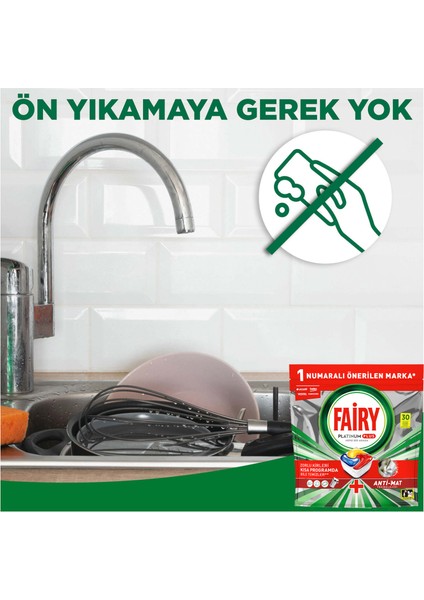 Platinum Plus Bulaşık Makinesi Deterjanı Kapsülü/ tableti 30 Yıkama