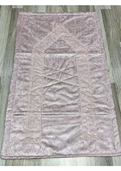 Fransız Güpür Işlemeli Kadife Çeyizlik Gelin Seti Seccadesi fiyatları