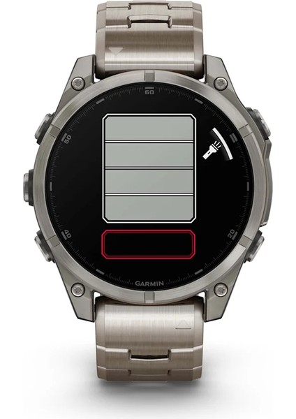 Fenix 8 – 47MM Amoled Sapphire Titanyum Vented Titanyum Kayışlı
