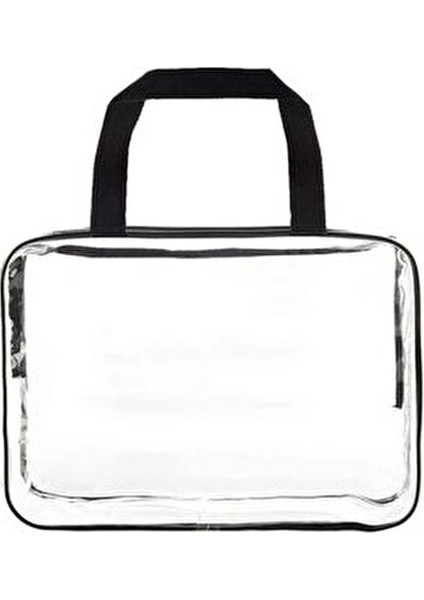 Tatil, Plaj, Kozmetik ,makyaj Bakım Çantası Seti, Şeffaf Su Geçirmez 1 Adet Büyük Boy indirimleri