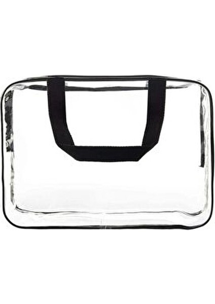 Tatil, Plaj, Kozmetik ,makyaj Bakım Çantası Seti, Şeffaf Su Geçirmez 1 Adet Büyük Boy