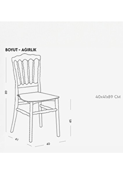 Miray Mutfak Sandalye 2 Adet -Beyaz indirimleri