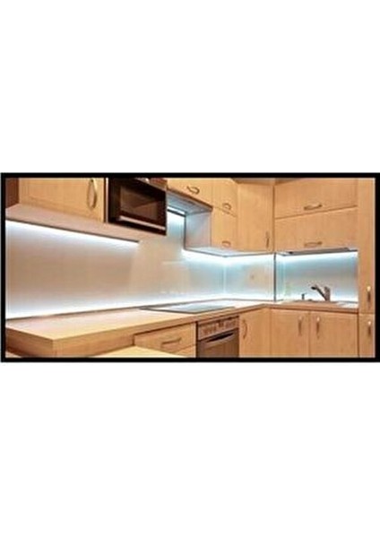 Mutfak Tezgah Üstü Için 5 Metre Beyaz Şerit LED12V Adaptör Tak Çalıştır Aç Kapa Anahtarlı fiyatları