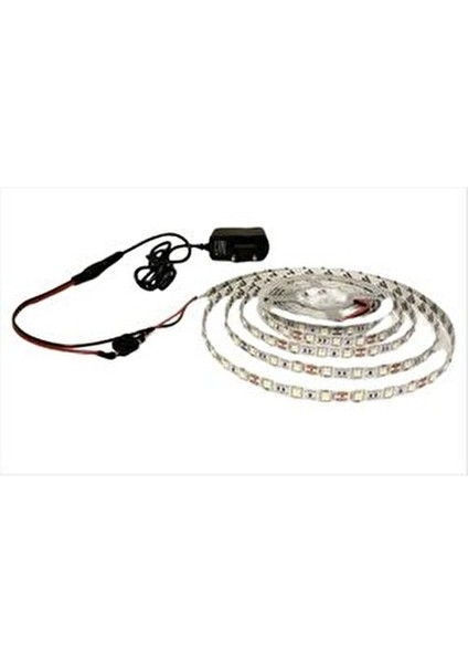 Mutfak Tezgah Üstü Için 5 Metre Beyaz Şerit LED12V Adaptör Tak Çalıştır Aç Kapa Anahtarlı indirimleri