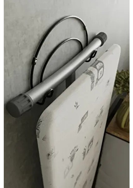 Kapı Arkası Ütü ve Ütü Masası Askı Rafı