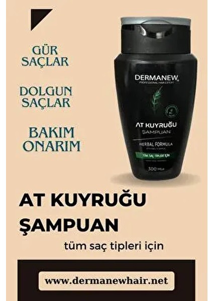 At Kuyruğu Şampuan - Yıpranmış ve Geç Uzayan Saçlar Için - Onarıcı Bakım Şampuanı - Hızlı Saç Uzatma fiyatları