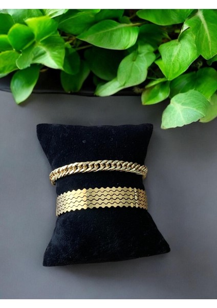 Samanyolu Çelik Bileklik Seti CNS046