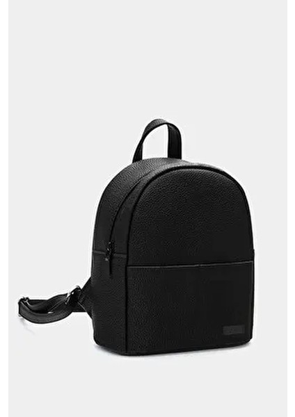 Siyah Mini Kadın Sırt Çantası