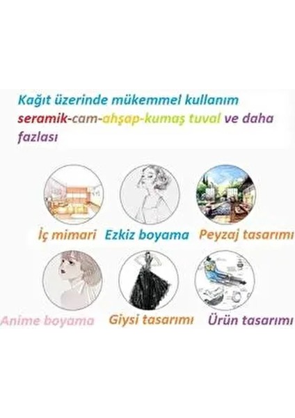 168 Adet Çift Uçlu Touch Marker Art Tasarım Keçeli Kalem Boya Seti +Çanta fiyatları