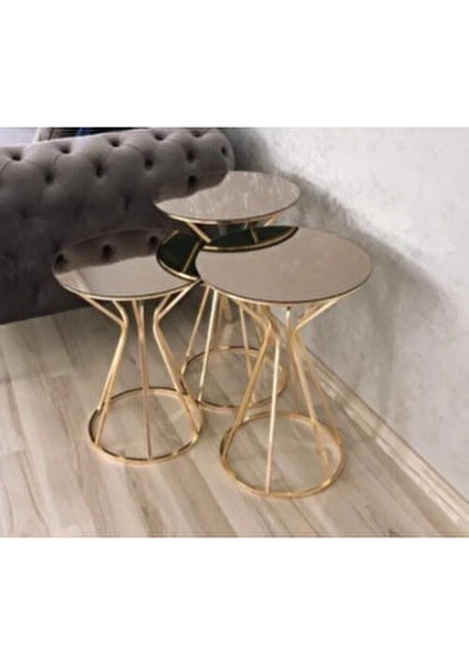 Gold Bronz Aynalı Sehpa fiyatları