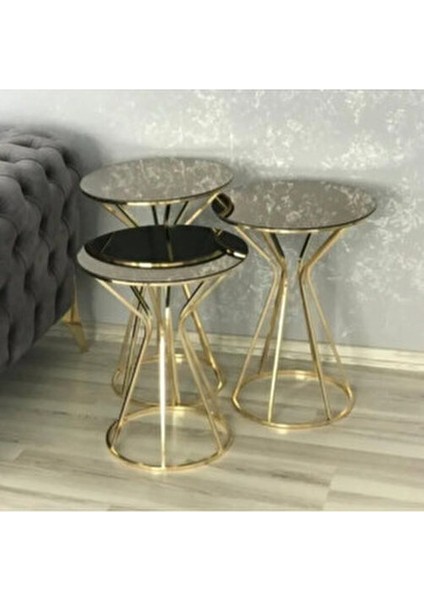 Gold Bronz Aynalı Sehpa fırsatları