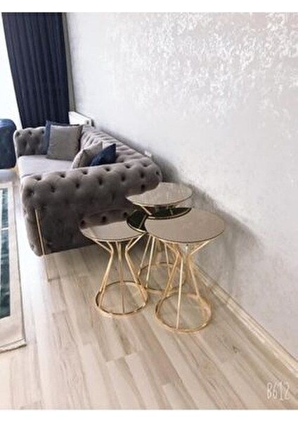 Gold Bronz Aynalı Sehpa indirimleri