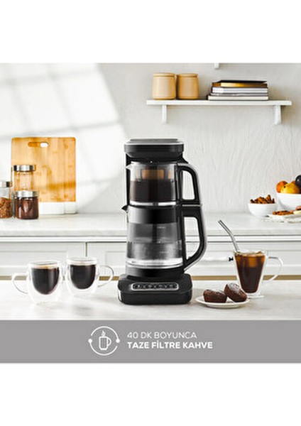 Premium Konuşan Wifi-Uzaktan Kontrollü Otomatik Cam Çay Makinesi ve Filtre Kahve Makinesi fırsatları