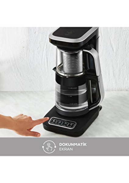 Premium Konuşan Wifi-Uzaktan Kontrollü Otomatik Cam Çay Makinesi ve Filtre Kahve Makinesi indirimleri