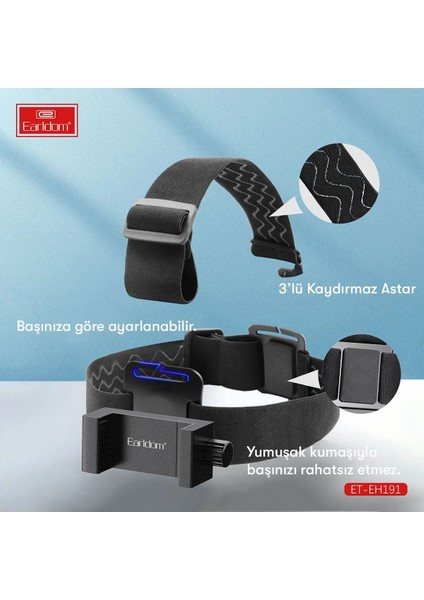 EH191 Lastikli Kamera Telefon Tutucu fırsatları