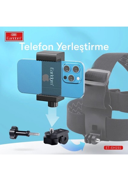 EH191 Lastikli Kamera Telefon Tutucu