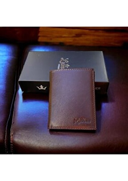 Hakiki Deri Klasik Kahverengi Cüzdan (12CM x 9cm) indirimleri