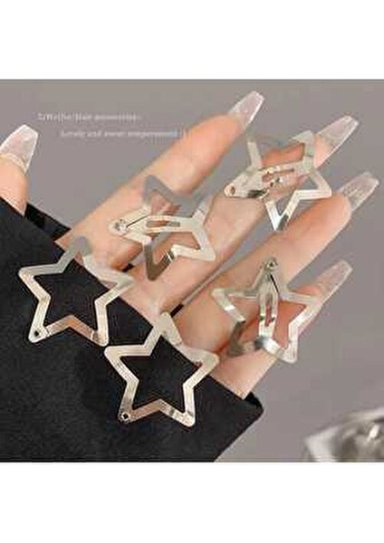 Vintage Yıldız Çıtçıt Metal Pens Toka Nikel Kaplama 5 Adet Kadınlar İçin Şık Aksesuar modelleri